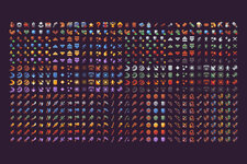 1000 RPG Icons Pixel Art Pack2